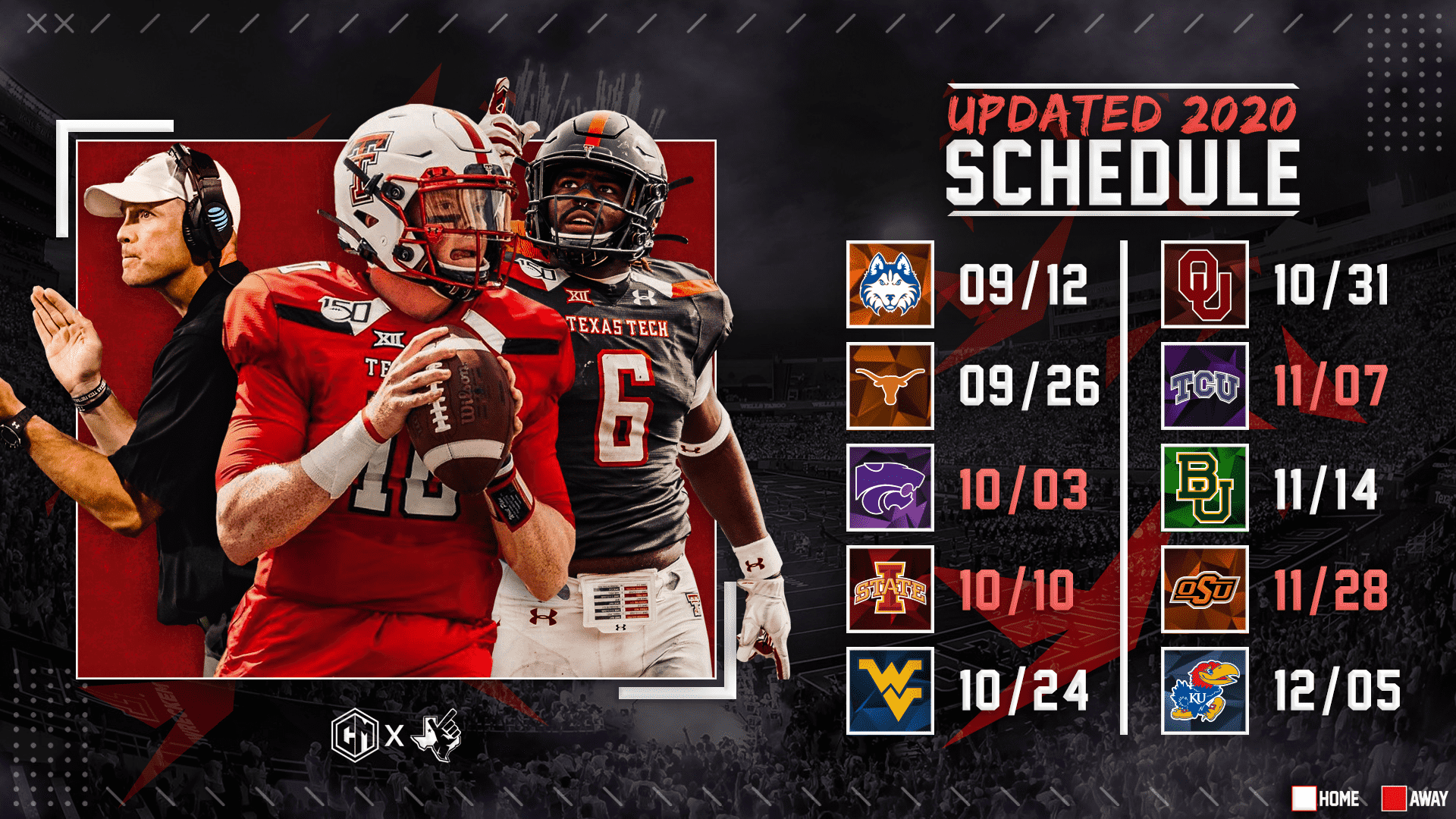 Big 12 releases Conference Football Schedule Guns Up Nation